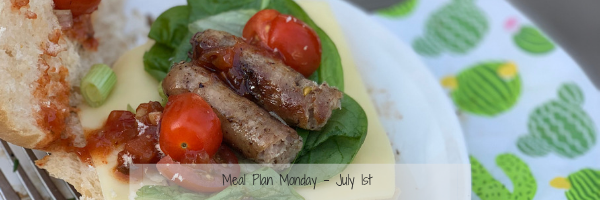 Meal Plan Monday – July 1st